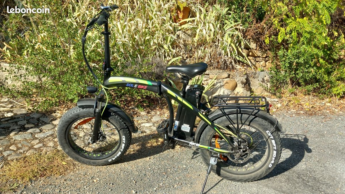 Vélo électrique pliant gros pneus (image 1)