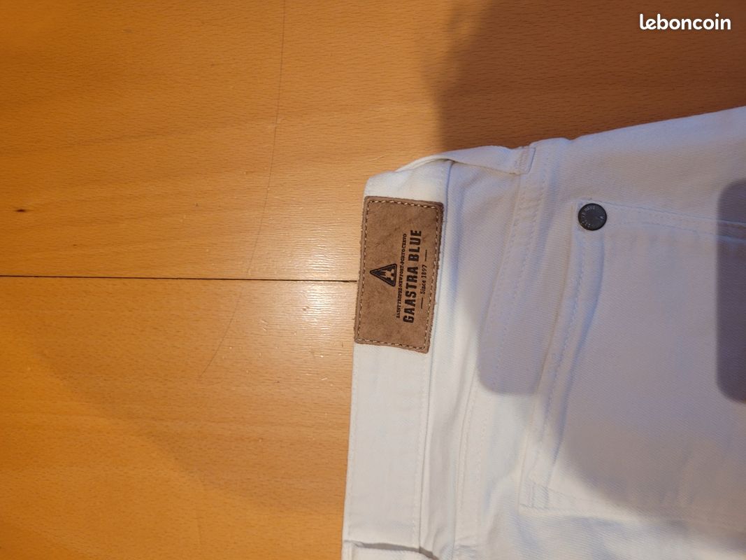 Jean femme gaastra blanc taille 27/34 (36/38 (image 11)