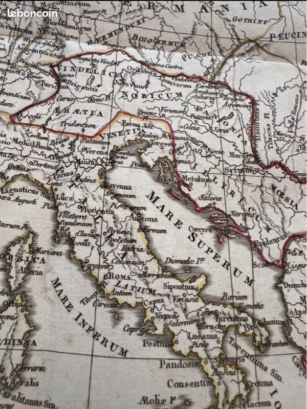 Empire Romain - carte géographique ancienne (image 5)