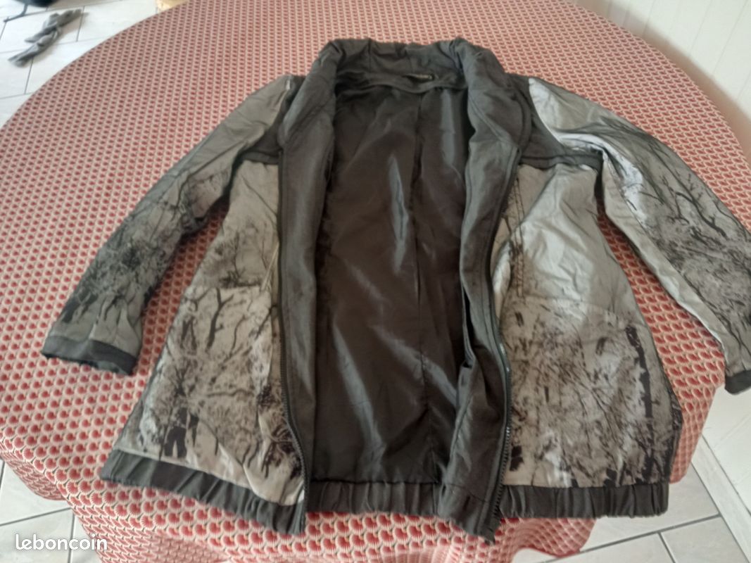 Manteau VIRGINIE ET MOI taille 40 gris et noir (image 9)