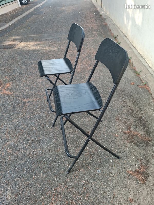 Chaise bar pliante (image 1)