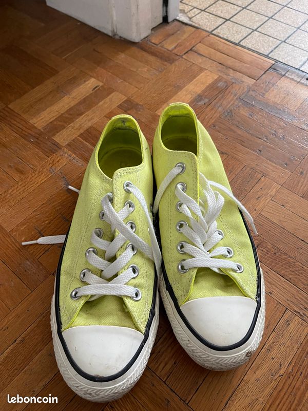 Converse jaune fluo taille 37 (image 3)