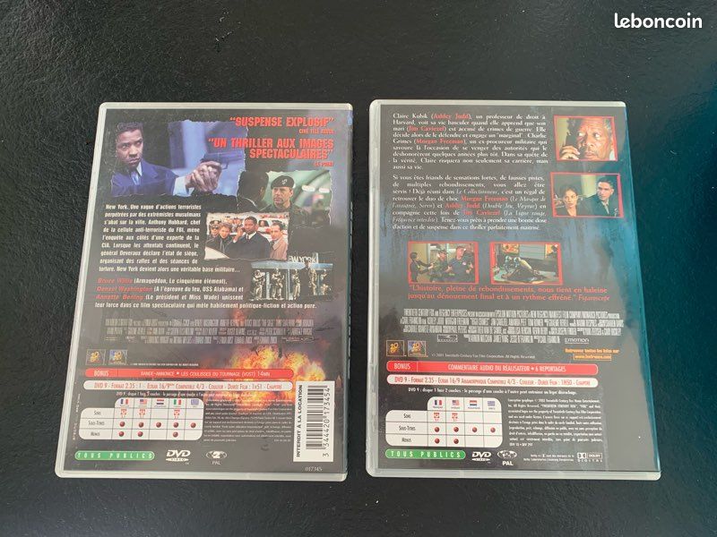 Lot 2 DVD films d’action (image 2)
