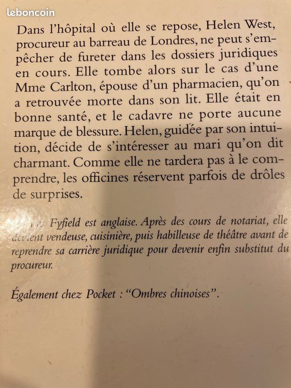 Sommeil de mort de Frances Fyfield (image 2)
