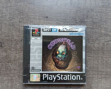 ODDWORLD ABES EXODUS Sony PlayStation PS1 Double Disc Side Scrolling