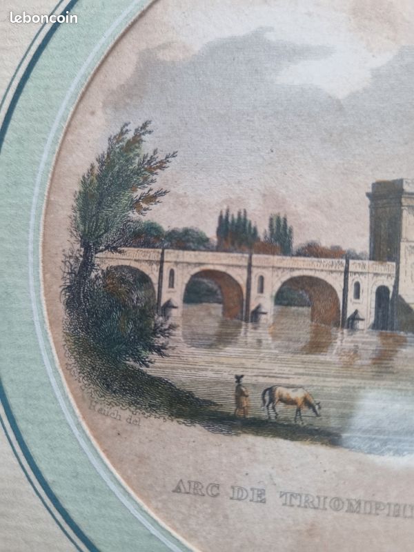 Tableaux gravures La Rochelle, Angoulême, Saintes et Rochefoucauld (image 7)