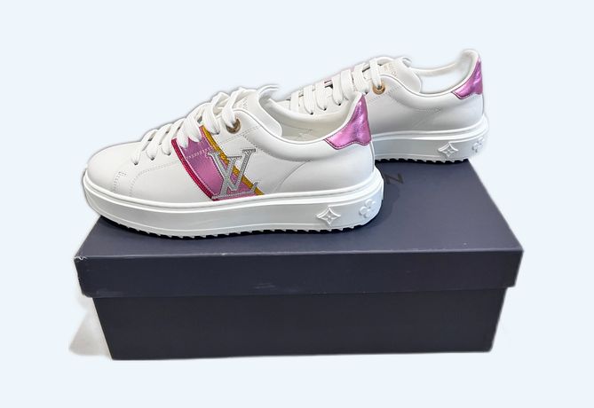 Louis Vuitton Frontrow women's sneakers in Python leather, taille