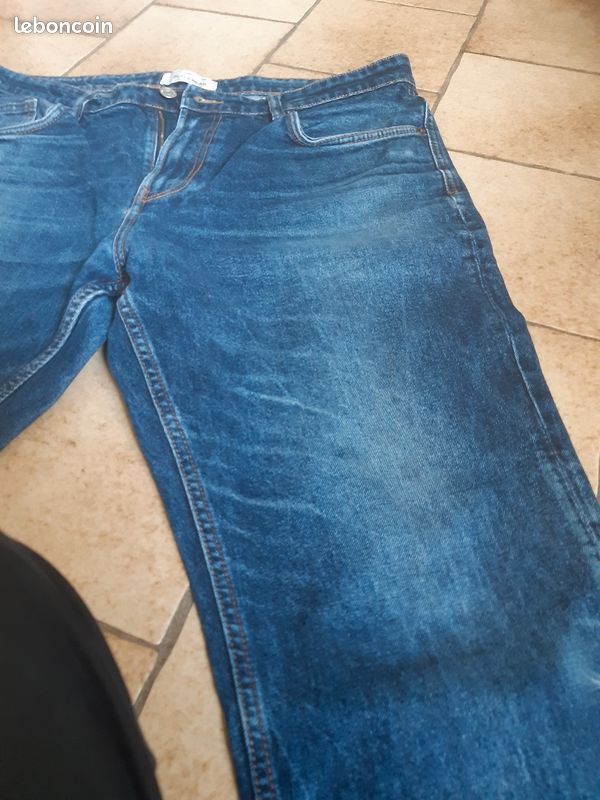 Jean large bleu (image 5)