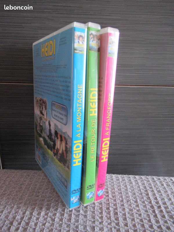 3 dvd films heidi à la montagne à francfort le retour (image 3)