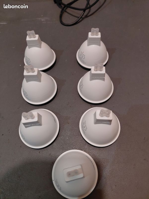Lot de 7 Lampes spot à LED 220v (image 1)