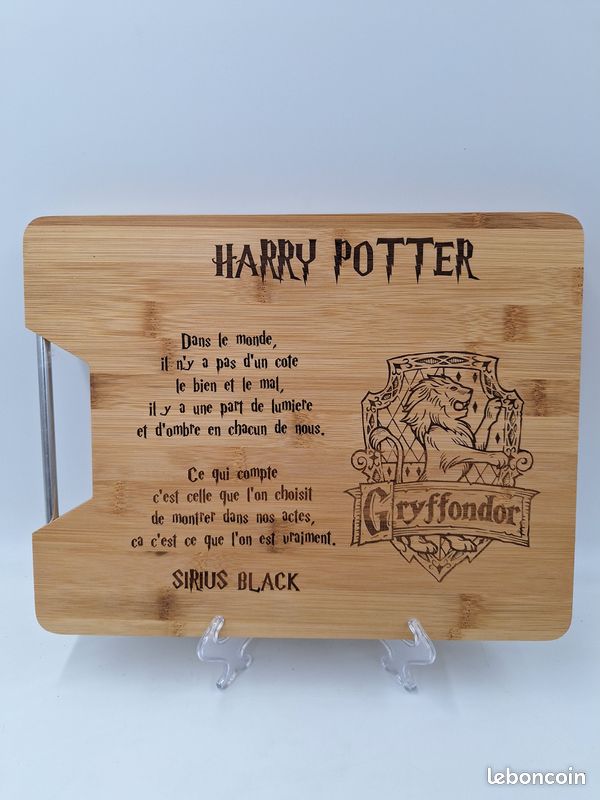 Planche en bambou harry Potter V2 (image 1)