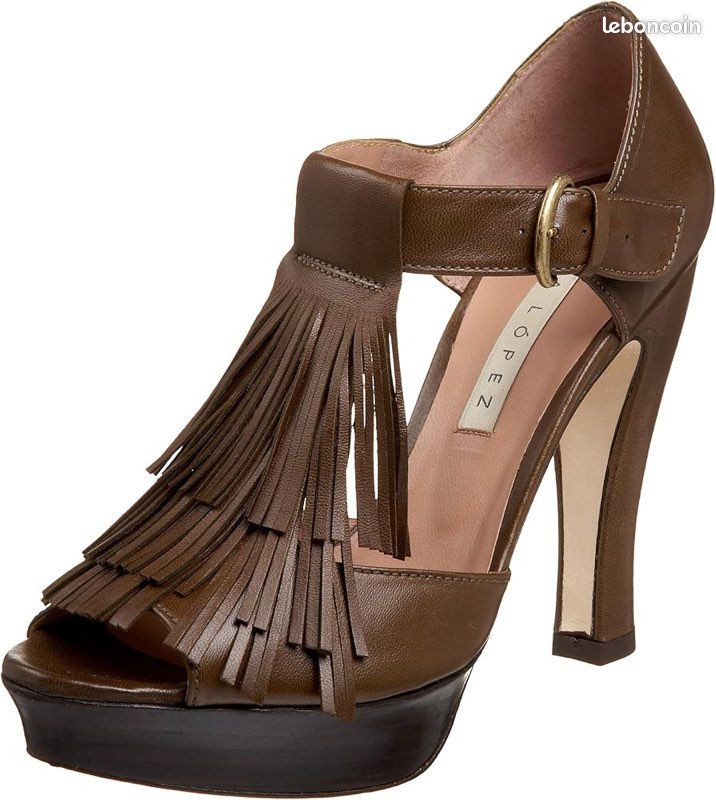 Talons en cuir Pura Lopez (image 5)