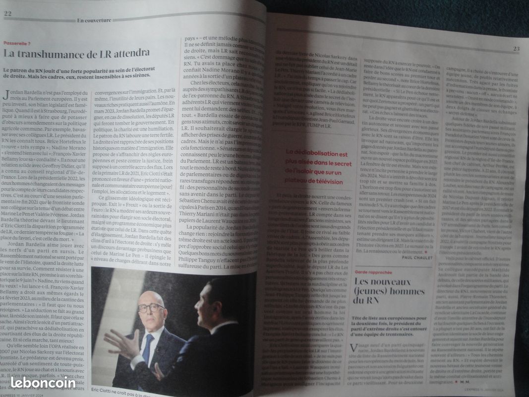 L'Express Jordan Bardella derrière la façade Le Pen - Rachida Dati, Ukraine / Israel l'effarant bilan carbone, (image 5)