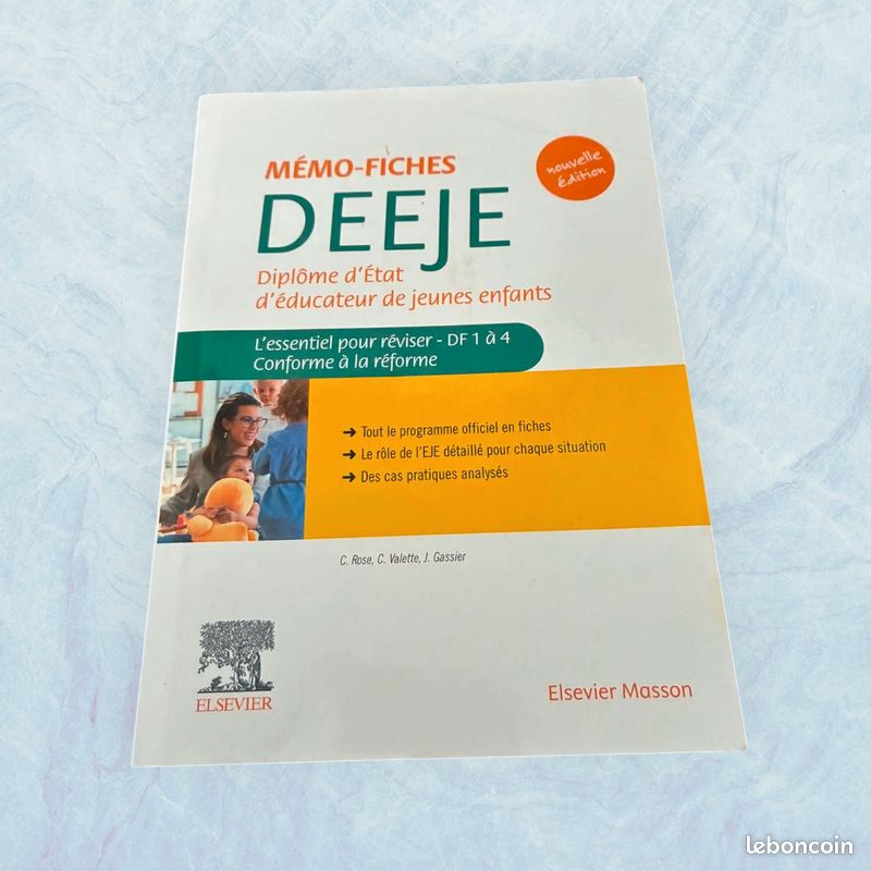 Mémo-Fiches DEEJE – Diplôme d’État d’éducateur de jeunes enfants (image 1)