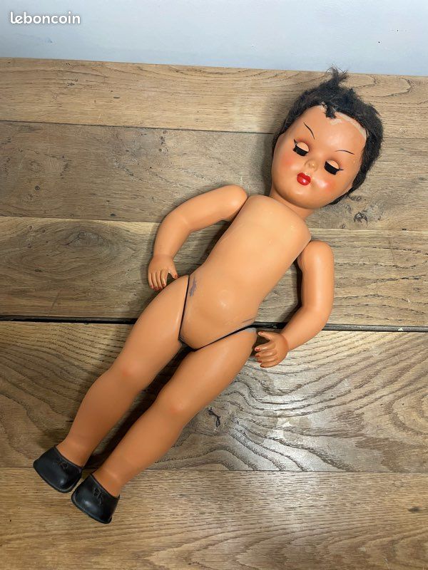 Grande Poupée Ancienne Articulée - Made In Italy - 41 Cm - Occasion
