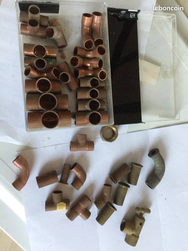Raccords de cuivre à souder plus de 30 pièces (image 2)