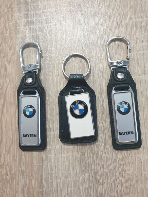 Porte clé BMW cuir - Équipement moto