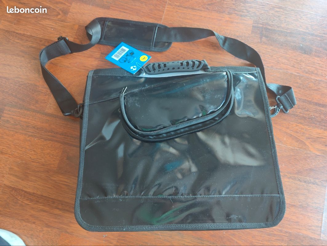 (-26 EUR). Neuf. M-Wave sac à bandoulière et sacoche vélo étanche 25L réglable noir (image 4)