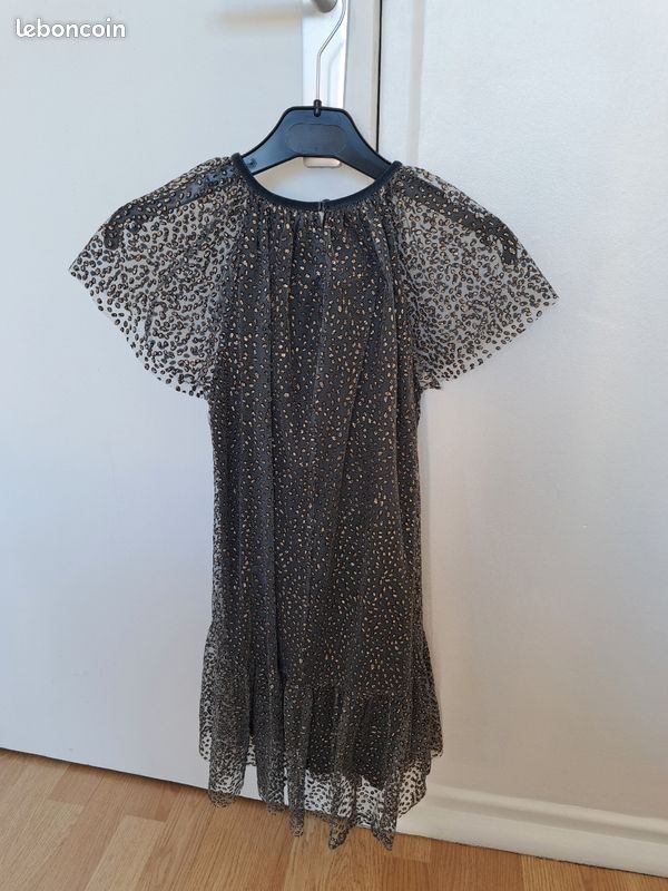 Robe soirée avec diams paillettes (image 4)