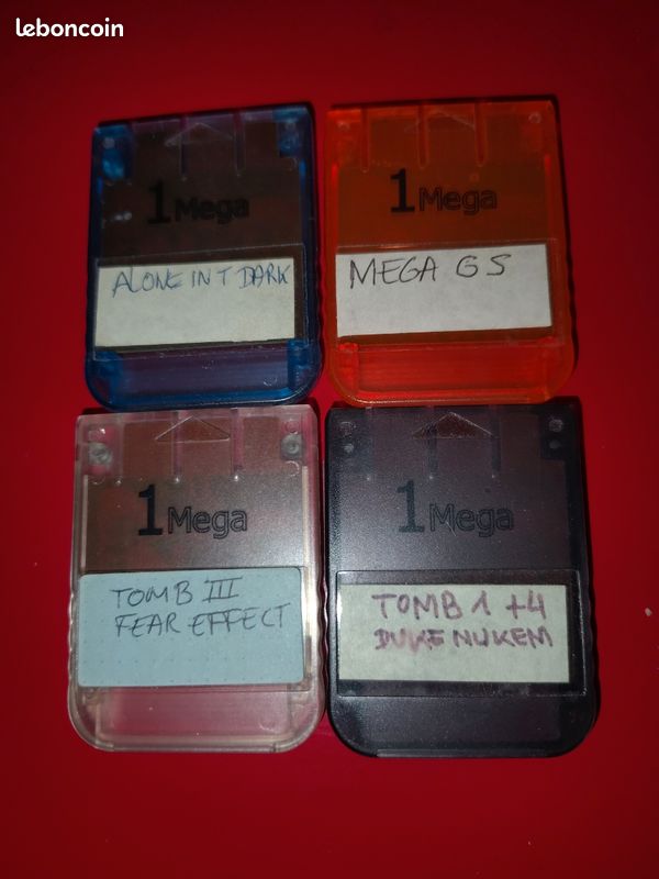 Cartes mémoire PS1 (image 1)