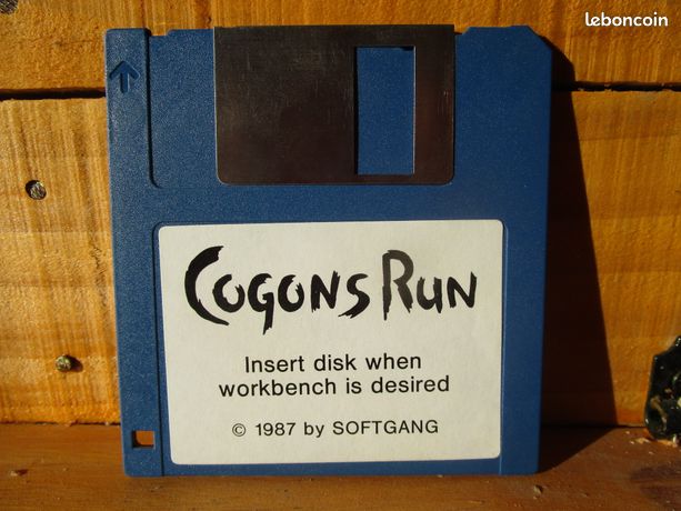 Jeu Amiga Cogans Run - Rare - En Boîte - Édité Par Axel - Bon état