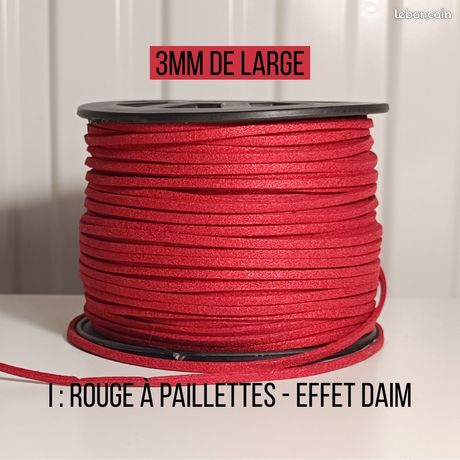 3 Cordon Cuir Et Daim 2,6mm X 10 Yards - Marron Noir - Lot DIY
