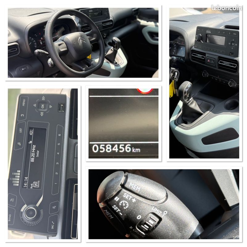 CITROEN BERLINGO Taille XL BlueHDi 100 S&S BVM Live * 5 Places * 06/2020 (image 10)