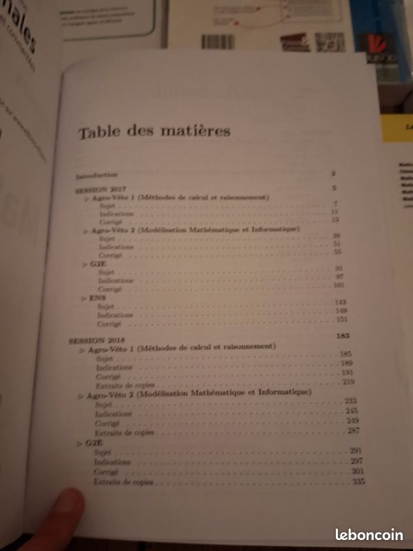 Livres prépa BCPST Maths Physique Chimie (image 4)