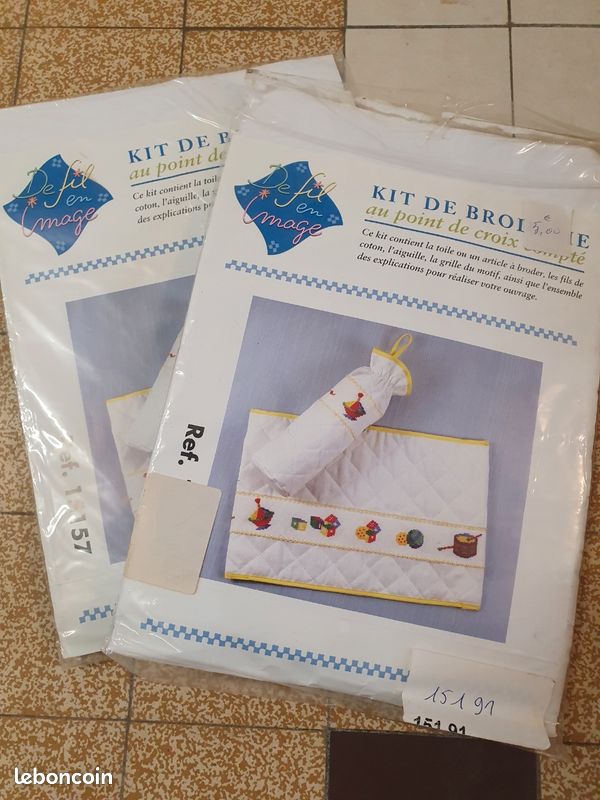 Kit Broderie Point De Croix Avec Tambour - Envol Vers Le