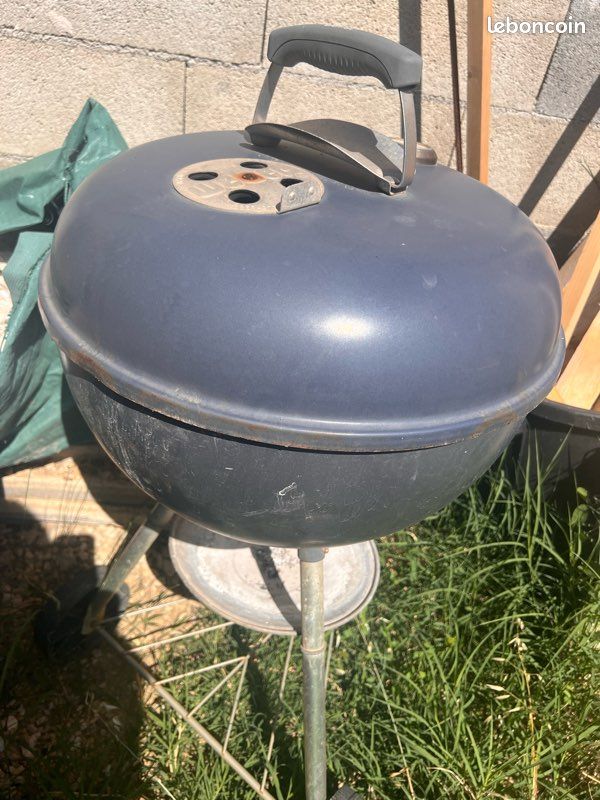 Barbecue charbon Weber Original Kettle (couleur Bleu/Gris) (image 1)