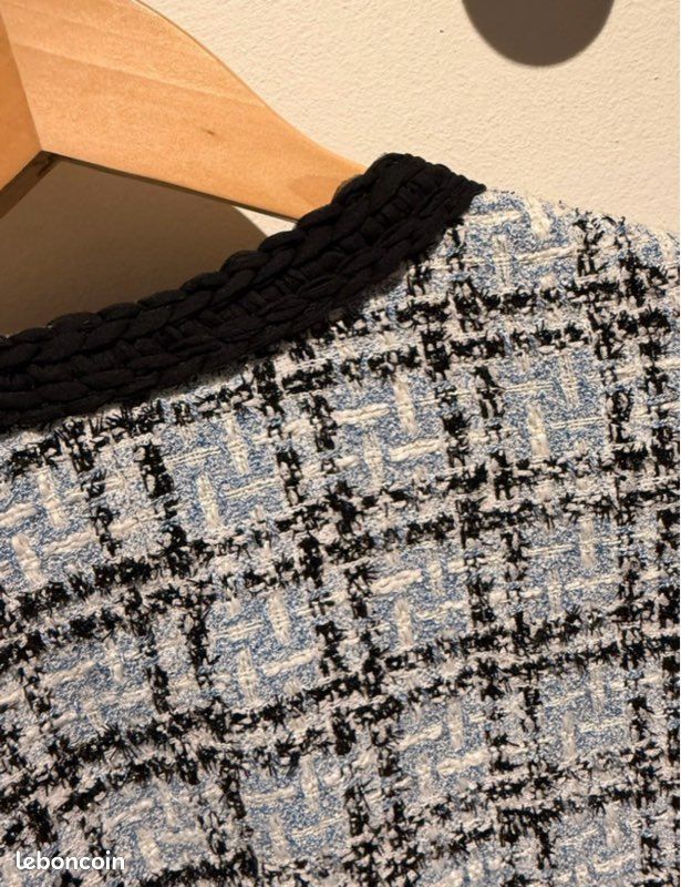Robe Tweed MAJE Taille 40 - Multicouleur - Coton Et Acrylique - Neuve Avec étiquettes