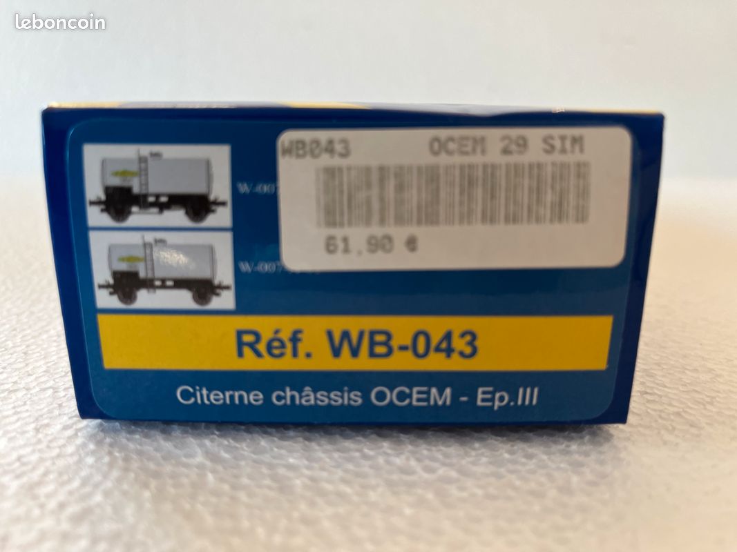 REE WB 043 HO - Set de 2 citernes SIMOTRA sur châssis