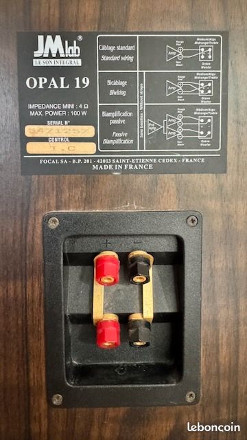Ensemble de 5 enceintes Hi-Fi & Home Cinéma JM Lab - Fabriquées en France (image 2)