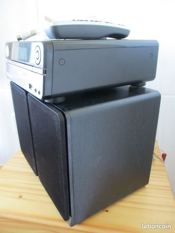 ⭐ Mini chaine hifi 2x 30w PHILIPS DCD 322 ( DCD322/12 ) Tout-en-1 compact avec Ampli / CD / DVD / Tuner / USB / Dock Apple + Paire enceintes 2 voies (image 5)