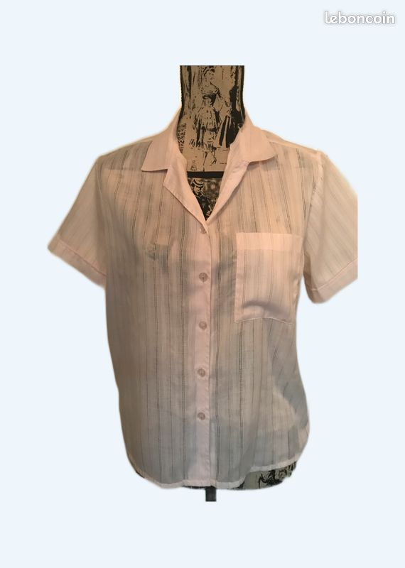 Chemise,Blouse sexy à col V pour femmes,chemisier de travail de bureau