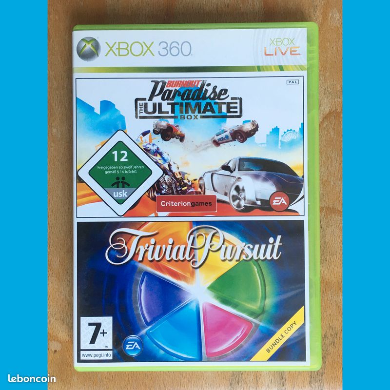 Burnout Paradise : The Ultimate Box/ Trivial Pursuit - Xbox 360