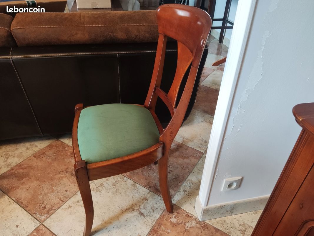 Lot de 4 chaises en Merisier (image 1)