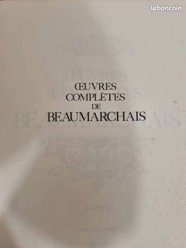 Edition Complète Beaumarchais 1989 (image 4)