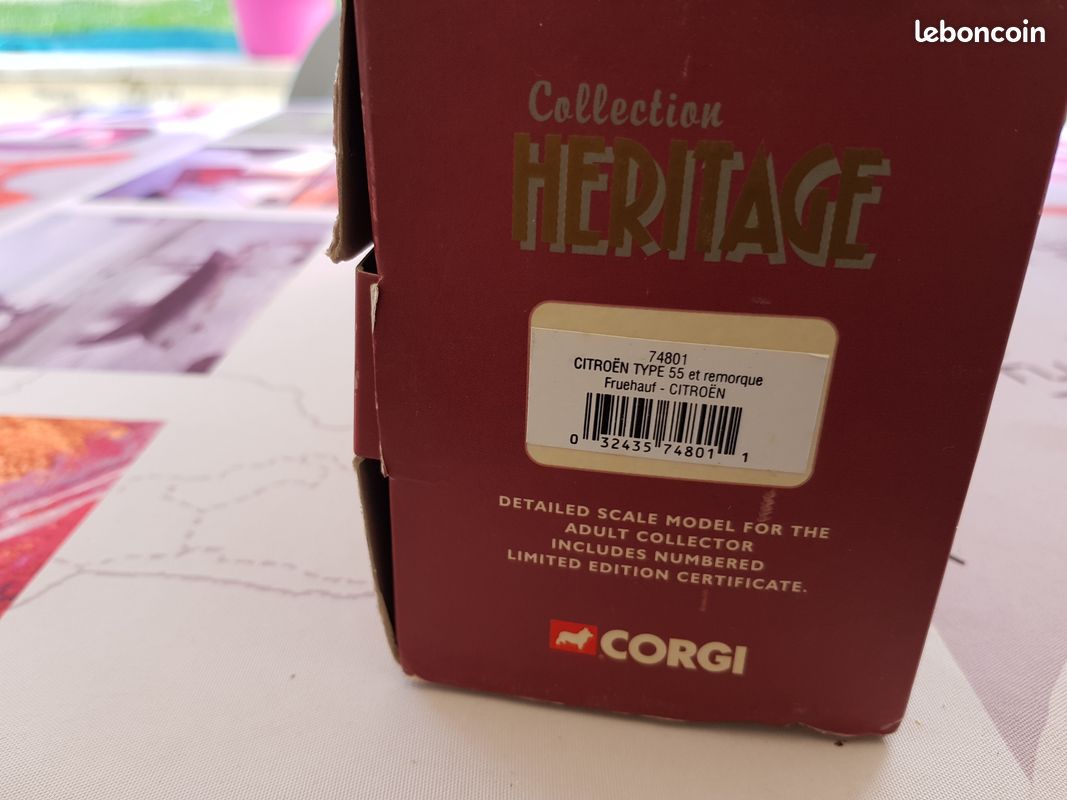 Corgi Heritage 1/50 – Citroën T55 Citerne Semi-remorque Dynavia – W896 74601 NB