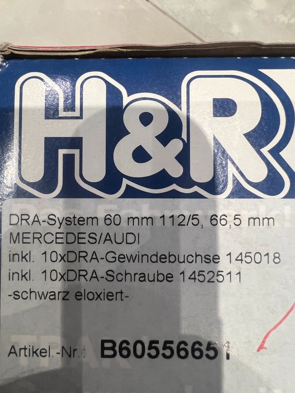 Elargisseurs de voie Audi 5x112 - H&R