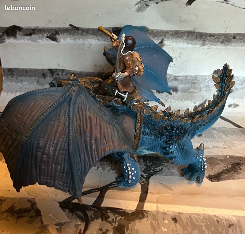 Figurine Schleich 70445 dragon Shansy et son cavalier (image 4)
