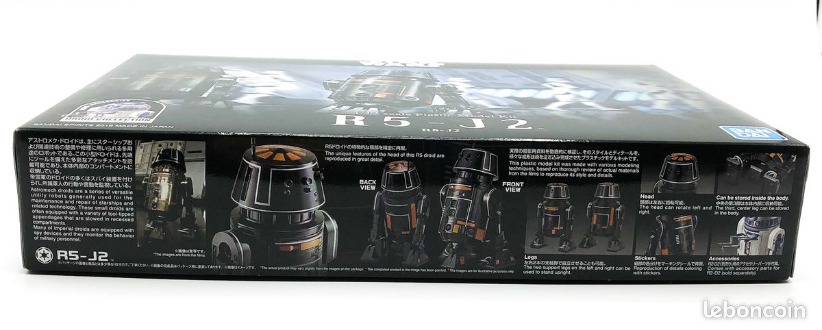 JEU DE FIGURINES Bandai Star Wars 1/12 C-3PO & R2-D2 Model Kit JPN très