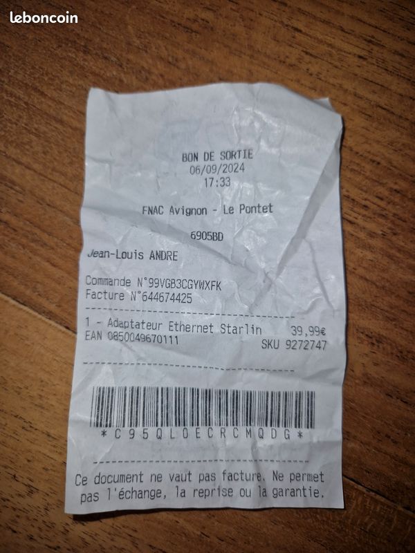 Adaptateur ethernet starlink à vendre (image 4)