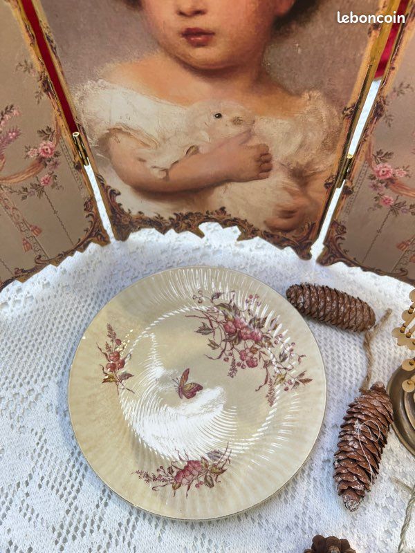 Lot de 8 assiettes en carton en forme de papillon - 17,8 cm - Multicolore