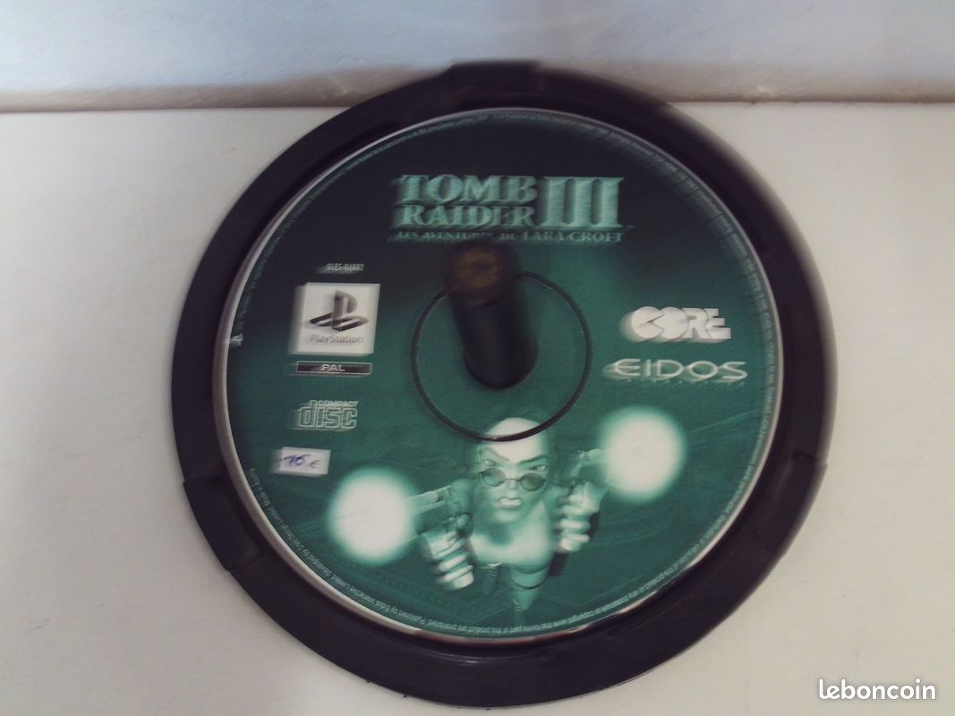 Jeu PS1 Tomb Raider 3 Loose - Occasion Bon état, Pour PC