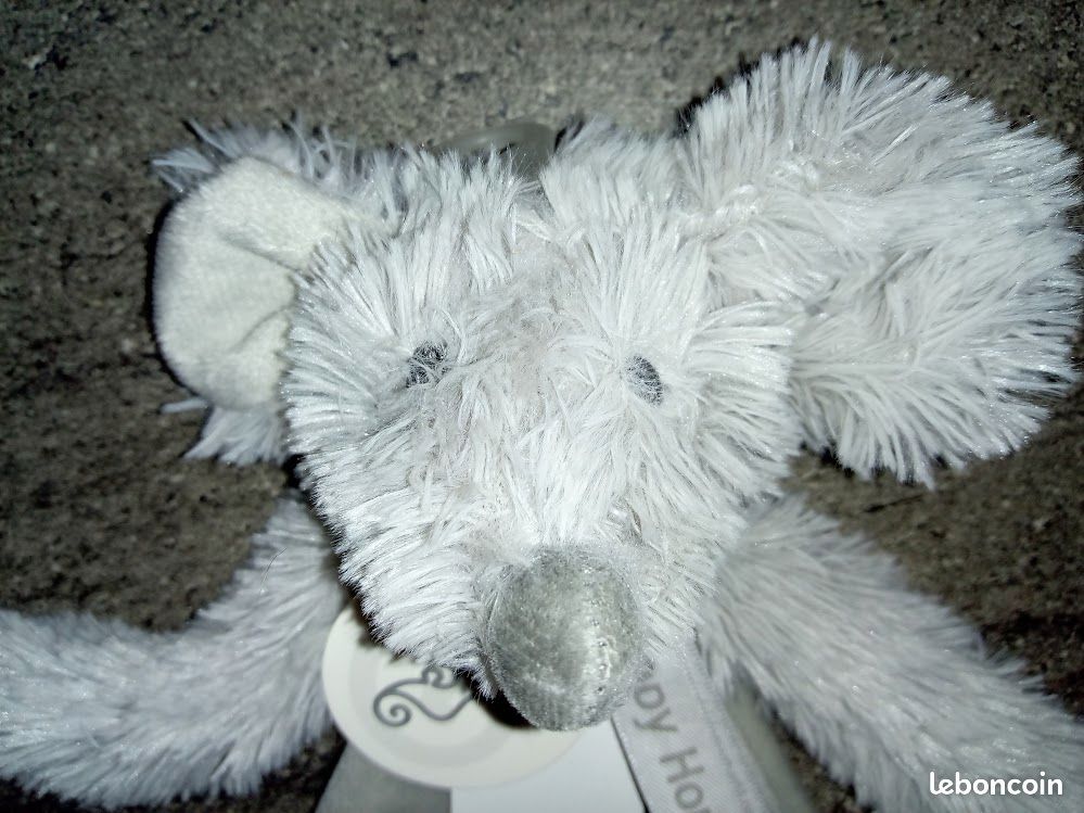 Souri Grise Peluche Doudou HAPPY HORSE 20 cm Neuf (image 2)