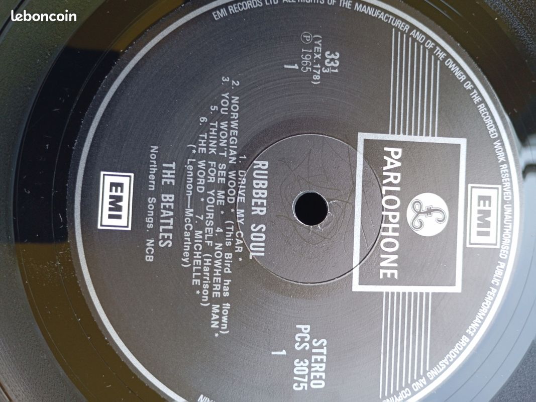 The Beatles. 33 T .RUBBER SOUL. Tbe (image 7)