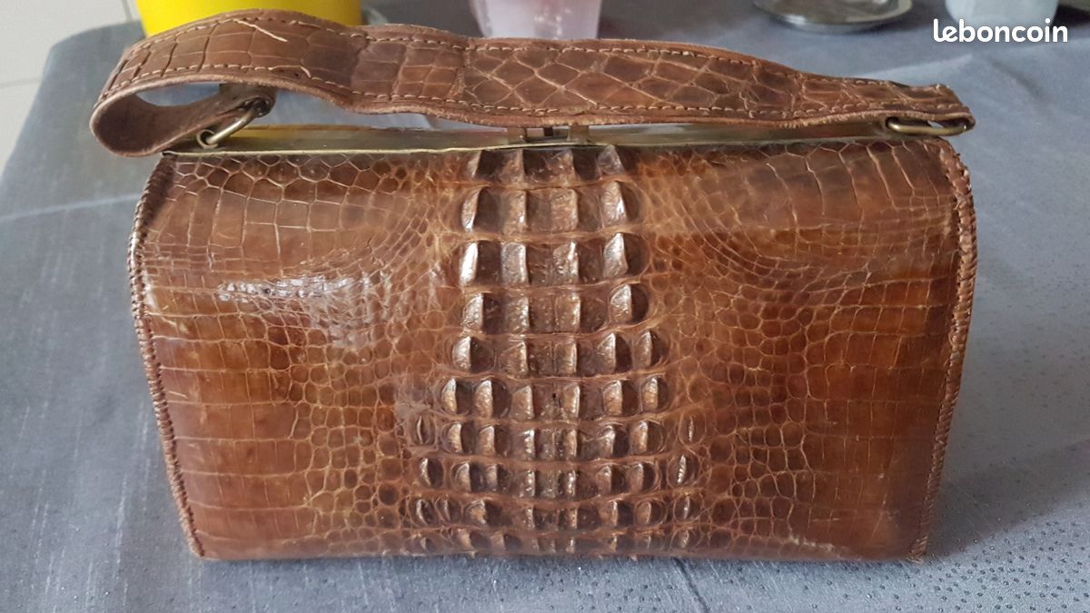 Sac à main Vintage en cuir (image 1)