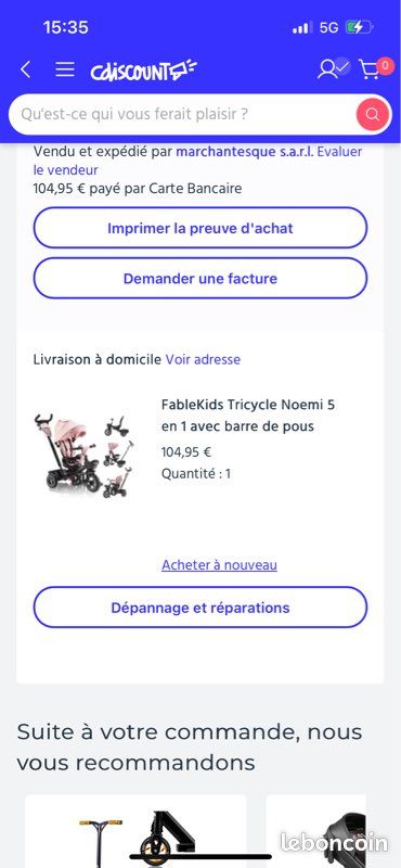Tricycle 5 en 1 (image 5)