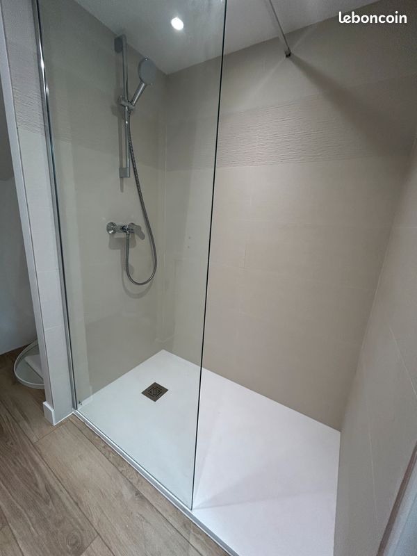Paroi de douche fixe l. 875 x h. 195 cm ép. 8 mm (image 2)